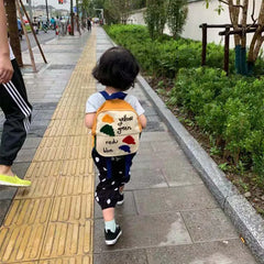 Stitching Flip School Bag for Boys and Girls