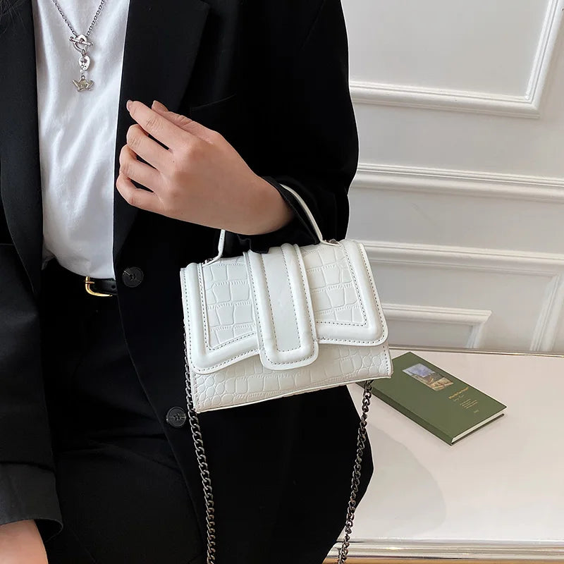 Stone Pattern Crossbody Sling Bag for Women