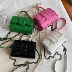 Stone Pattern Crossbody Sling Bag for Women