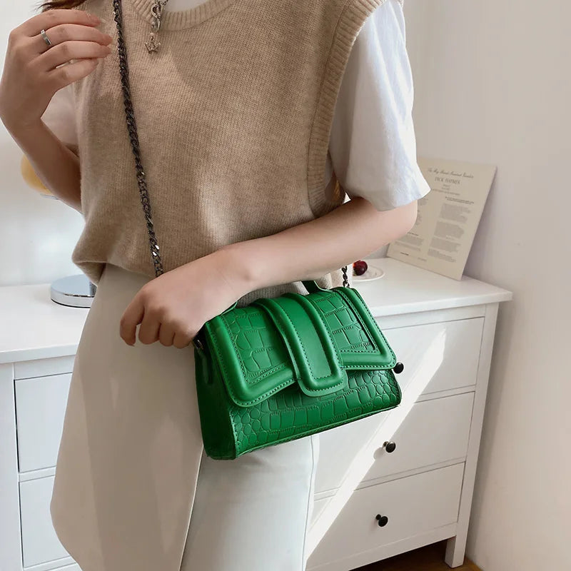 Stone Pattern Crossbody Sling Bag for Women