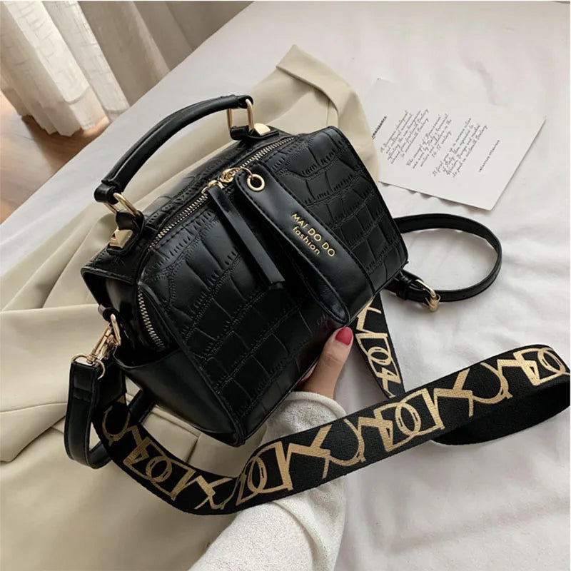 Vintage PU Leather Women Shoulder Bag Crossbody Bag Bolsa