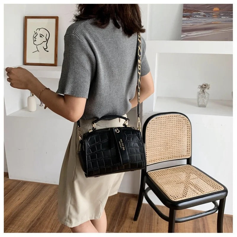 Vintage PU Leather Women Shoulder Bag Crossbody Bag Bolsa