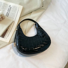 Stone Pattern Leather Women Handbag Wallet Shoulder Bag
