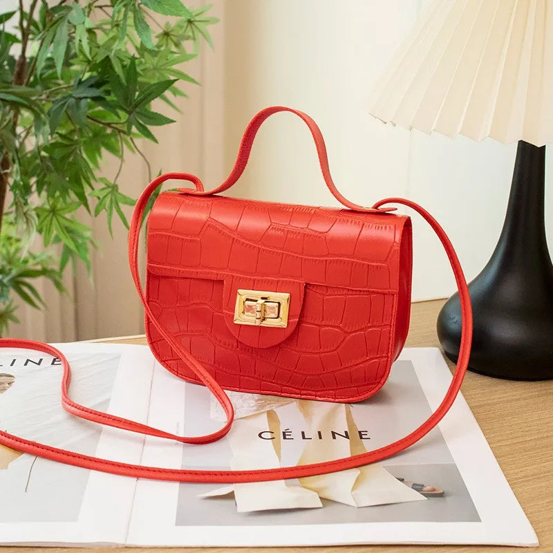 Stone Pattern Women's Shoulder Bag Messenger Cell Phone Bag