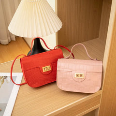 Stone Pattern Women's Shoulder Bag Messenger Cell Phone Bag