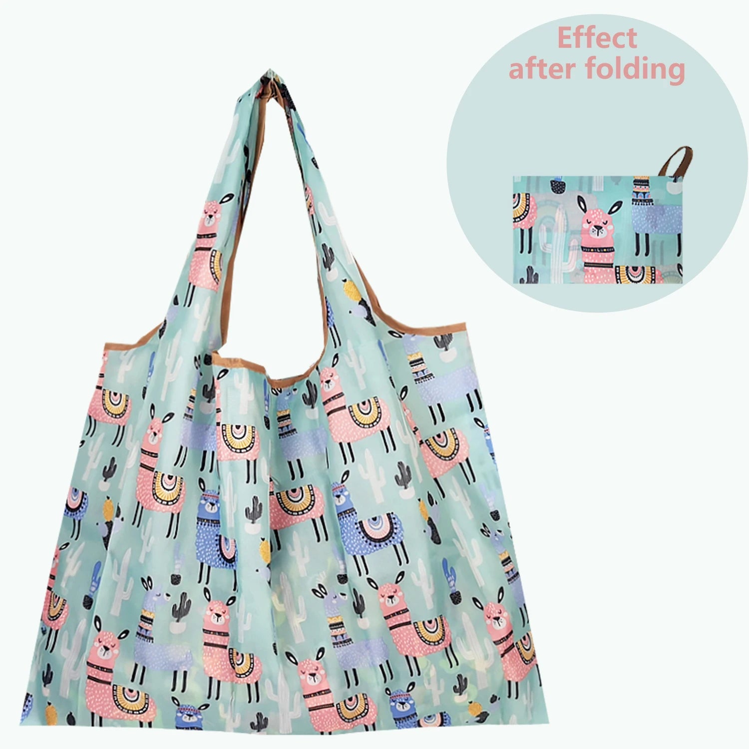Portable Eco Shopping Bag Sturdy Grocery Reusable Foldable Tote