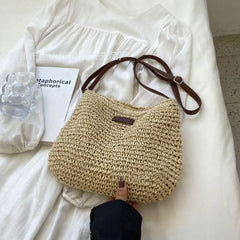 Straw Woven Shoulder Bag for Women Handbag Beach Bag