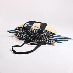 Straw Woven Bag Hand-woven Handbag Female Shoulder Portable Beach Bag