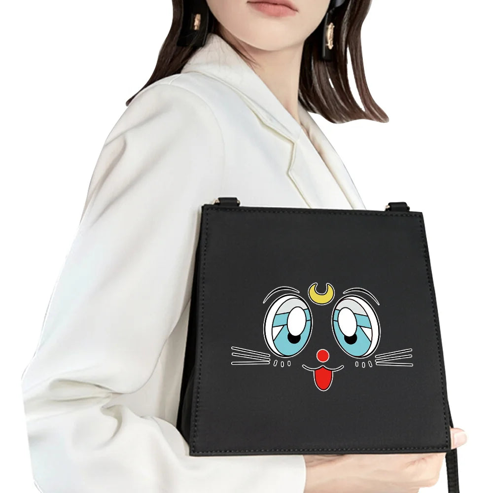 Funny Pattern Square Bag Chest Shoulder Bag