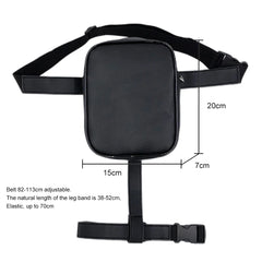 Waist Leg Bag PU Leather Fanny Pack Shoulder Bag