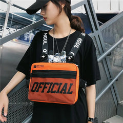 Tactical Vest Crossbody Chest Bag Hip Hop Style