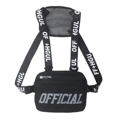 Tactical Vest Crossbody Chest Bag Hip Hop Style