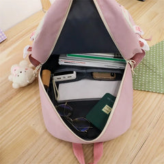 Student Girls School Bag Set High-Capacity Teen Girl Schoolbag