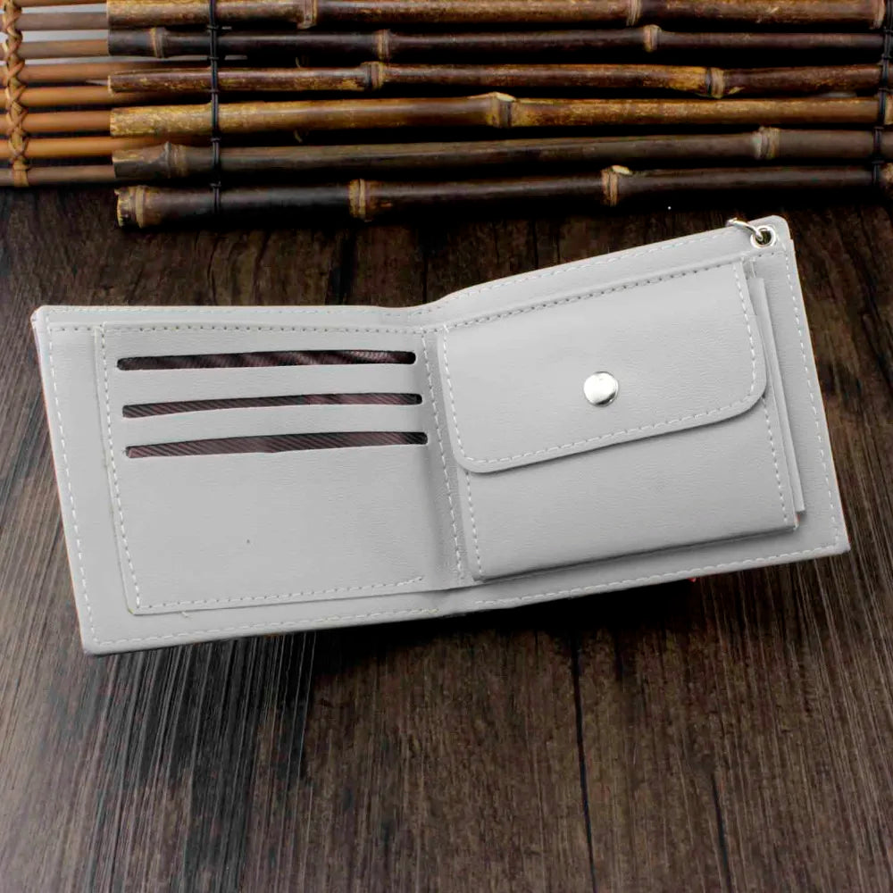 Student Man Wallet with Anti Thief Chain