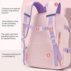 Kids Rabbit Backpack Waterproof Zipper School Bag