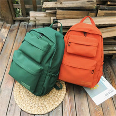 Waterproof Nylon Backpack for Women Travel School Bag