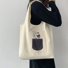 Small Fresh Shoulder Bag for Women Art Style