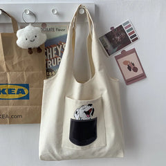 Small Fresh Shoulder Bag for Women Art Style