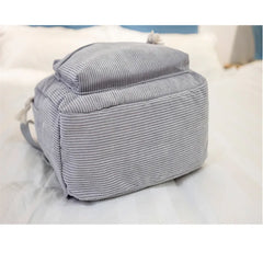 Girls Corduroy School Backpack
