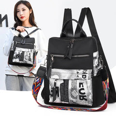 Stylish Oxford Backpacks Women Anti-theft Travel Female Shoulder Bag