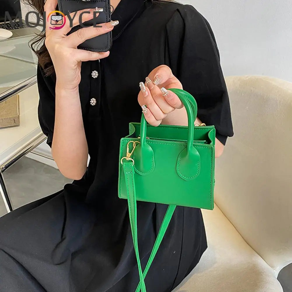 Stylish PU Leather Mini Squre Messenger Women's Handbag