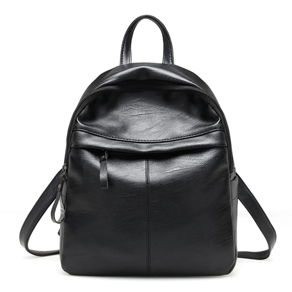 Women Backpack Preppy Style Rucksack PU Leather Handbags