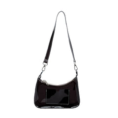 Clear Jelly Bag Small Square Underarm Bag Female Zipper Shoulder Bag
