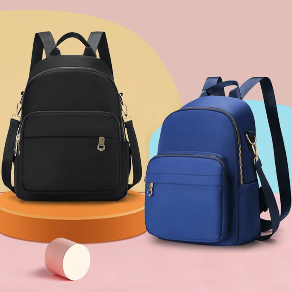 Women Nylon School Bag Large Capacity Handbag