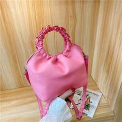 Women's Small Crossbody Shoulder Bag Solid Flap Purse Handbags