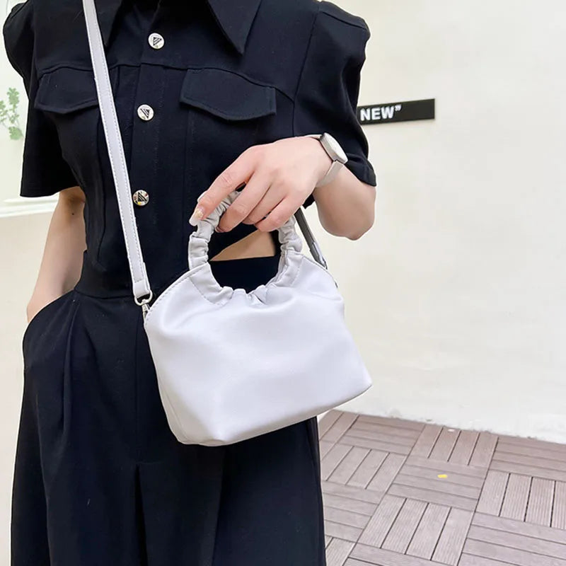Women's Small Crossbody Shoulder Bag Solid Flap Purse Handbags