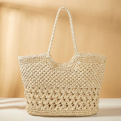 Summer Beach Bags Hollow Shopping Tote Bag Large Capacity