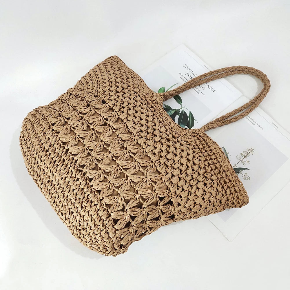 Summer Beach Bags Hollow Shopping Tote Bag Large Capacity