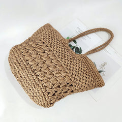 Summer Beach Bags Hollow Shopping Tote Bag Large Capacity