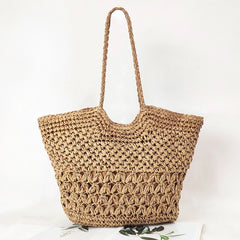 Summer Beach Bags Hollow Shopping Tote Bag Large Capacity