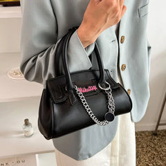 Y2k Metal Chain Large Capacity Women's Messenger Tote Bag