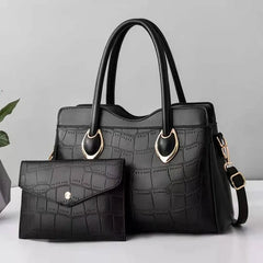 Summer Stone Pattern Handbag All-match Large Capacity One-shoulder Women