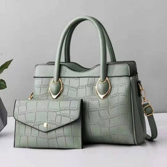 Summer Stone Pattern Handbag All-match Large Capacity One-shoulder Women