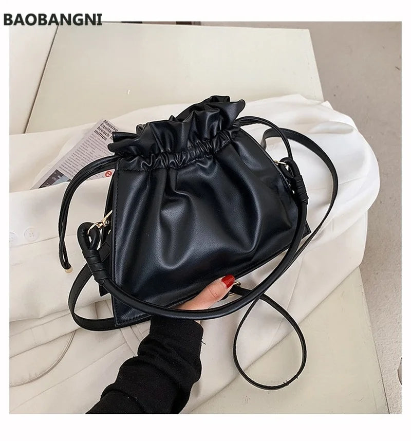Summer Portable Bucket Bag Messenger Bag Wild Shoulder Bag Female