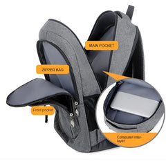 Summer Men Backpack Multifunction School Bag Waterproof Laptop Large Capacity
