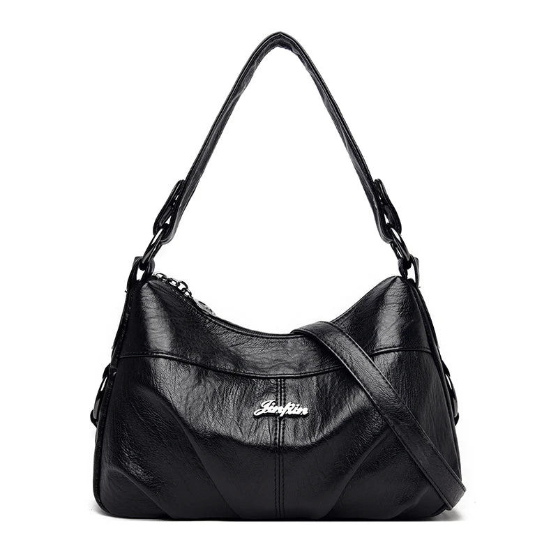 Summer Women PU Leather Crossbody Bags Large Capacity Tote Bags
