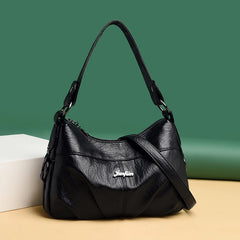 Summer Women PU Leather Crossbody Bags Large Capacity Tote Bags