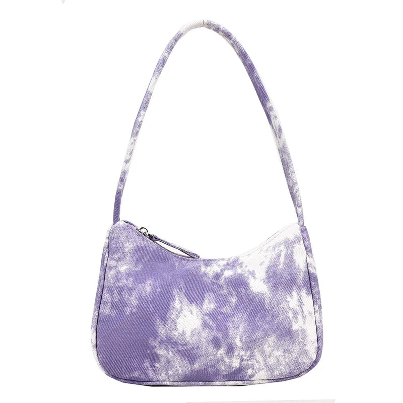 Summer Small Shoulder Bags For Women Canvas Denim Clutch Purse French
