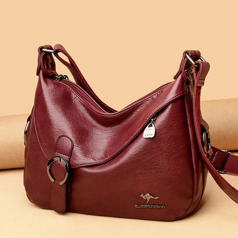 Soft Leather Crossbody Bag Women Shoulder Bag Sac A Main
