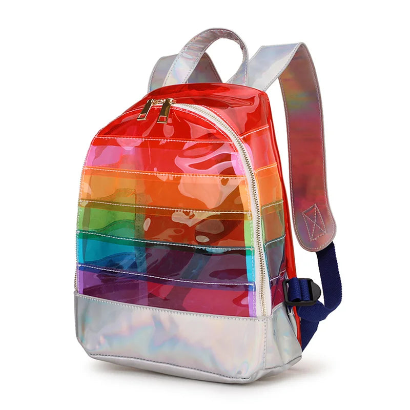 Summer Transparent Bags for Women Backpack Children Shoulder Bags