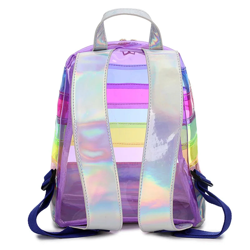 Summer Transparent Bags for Women Backpack Children Shoulder Bags