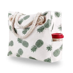 Striped Large Capacity Waterproof Women Beach Handbag