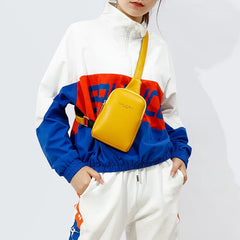 Summer Women's Chest Pack Bag Hip Hop Banana Belt Bag