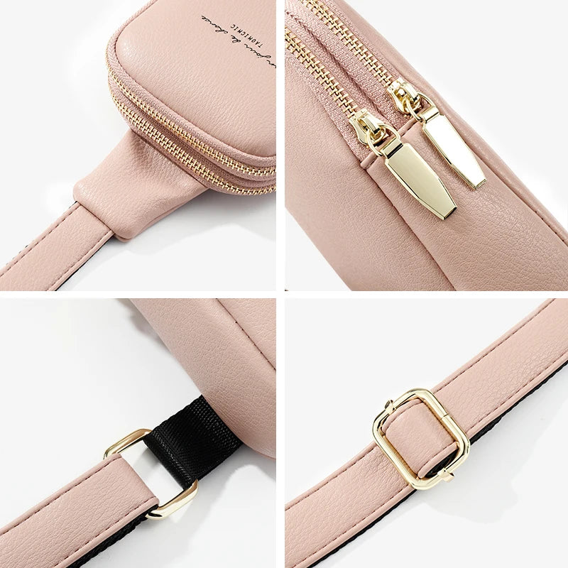 Summer Women's Chest Pack Bag Hip Hop Banana Belt Bag