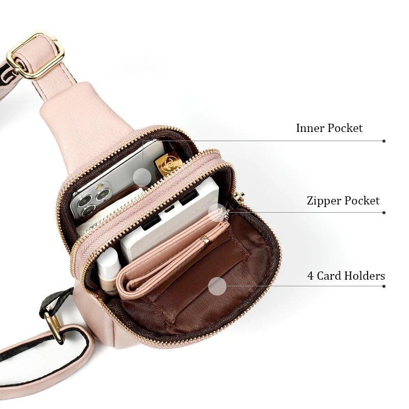 Summer Women's Chest Pack Bag Hip Hop Banana Belt Bag