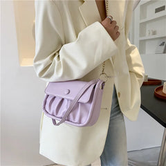 Summer Girl Shoulder Bag, Light Pleated Multi-functional, High-quality Chain Bag